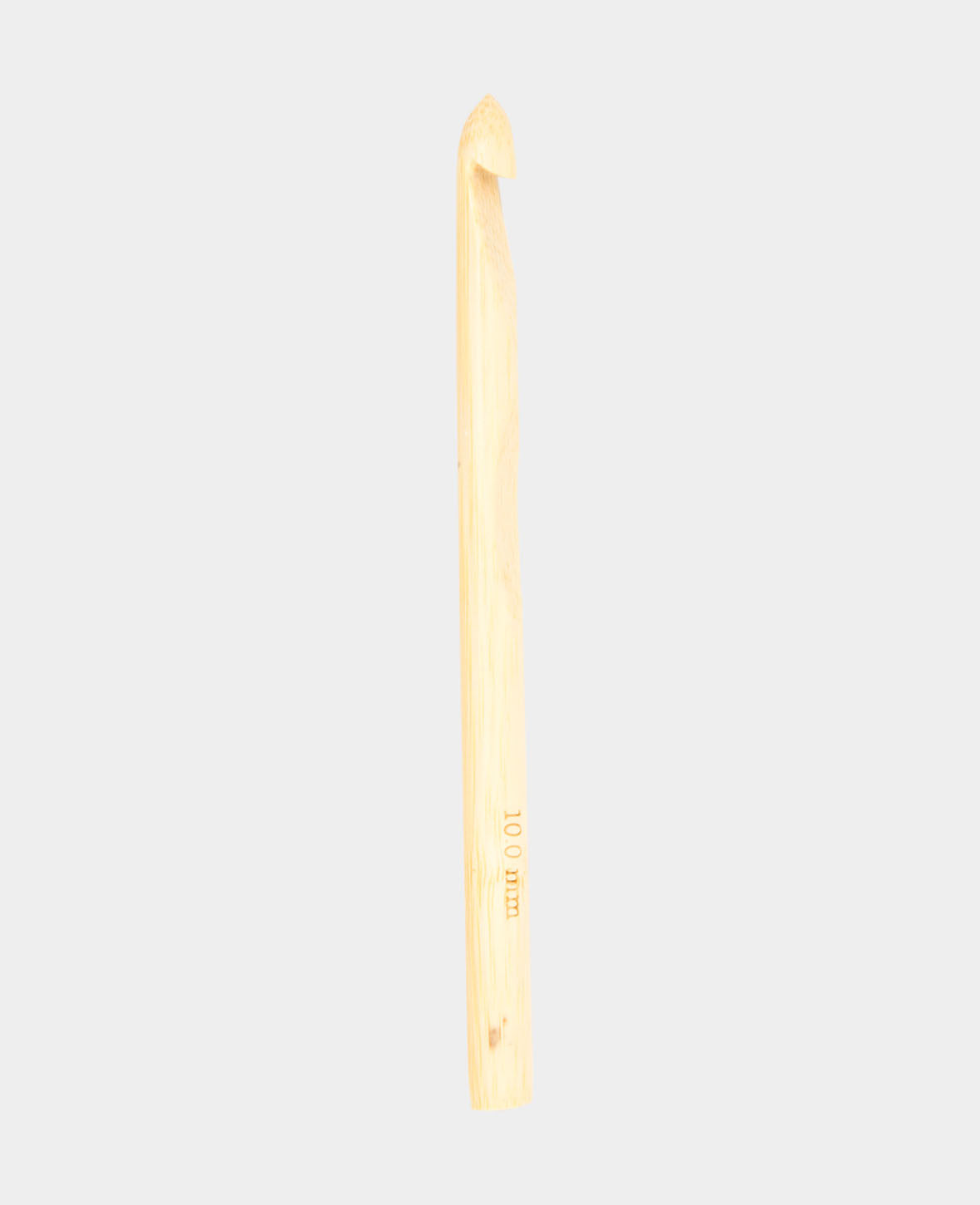 Häkelnadel, Bambus-Häkelnadel für Anfänger und Experten, Natur, ø 10 x 150 mm