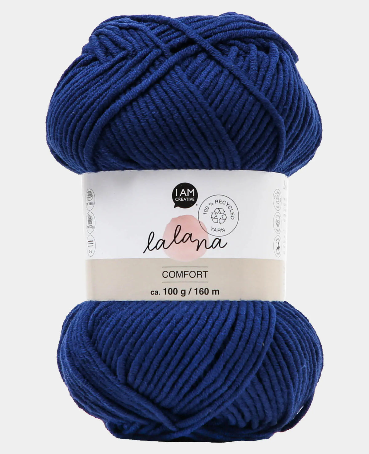 Comfort night blue, Lalana Dunkelblau, 3 mm x ca. 160 m, ca. 100 g