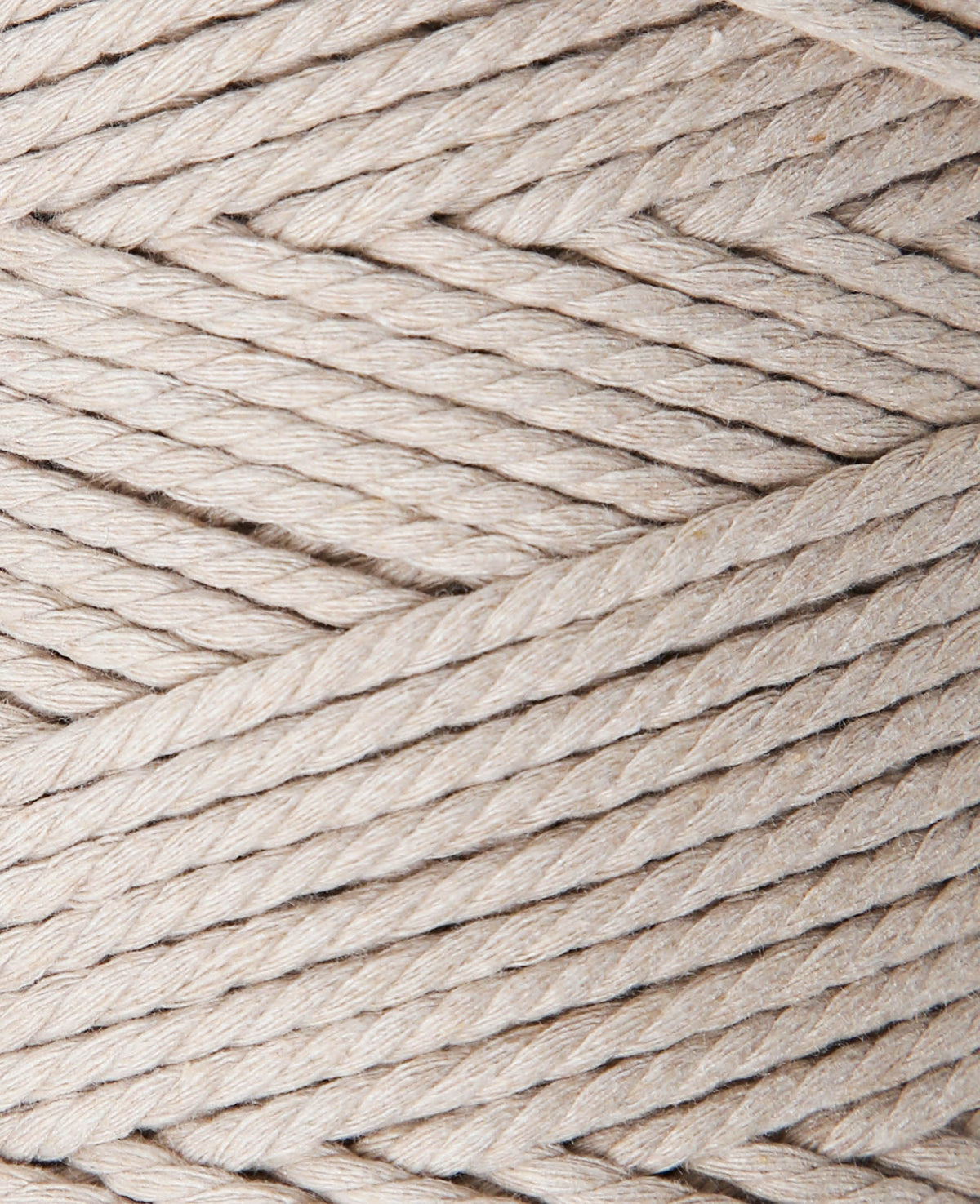 Macrame Rope beige, Lalana Knotting Yarn for Macrame Projects, Beige, 2 mm x approx. 160 m, approx. 500 g