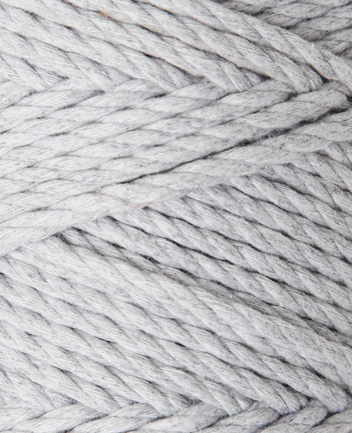 Macrame Rope light grey, Lalana Knüpfgarn für Makramee Projekte, Hellgrau, 5 mm x ca. 30 m, ca. 330 g