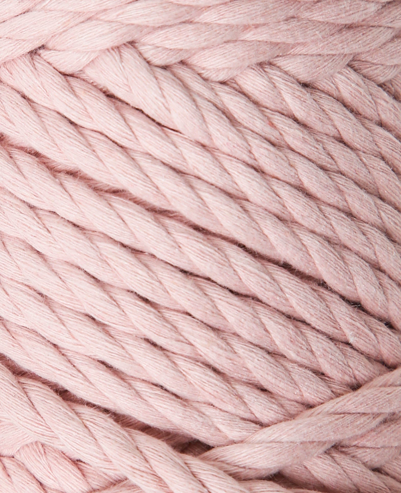 Macrame Rope powder, Lalana Knüpfgarn für Makramee Projekte, Rosa, 5 mm x ca. 30 m, ca. 330 g