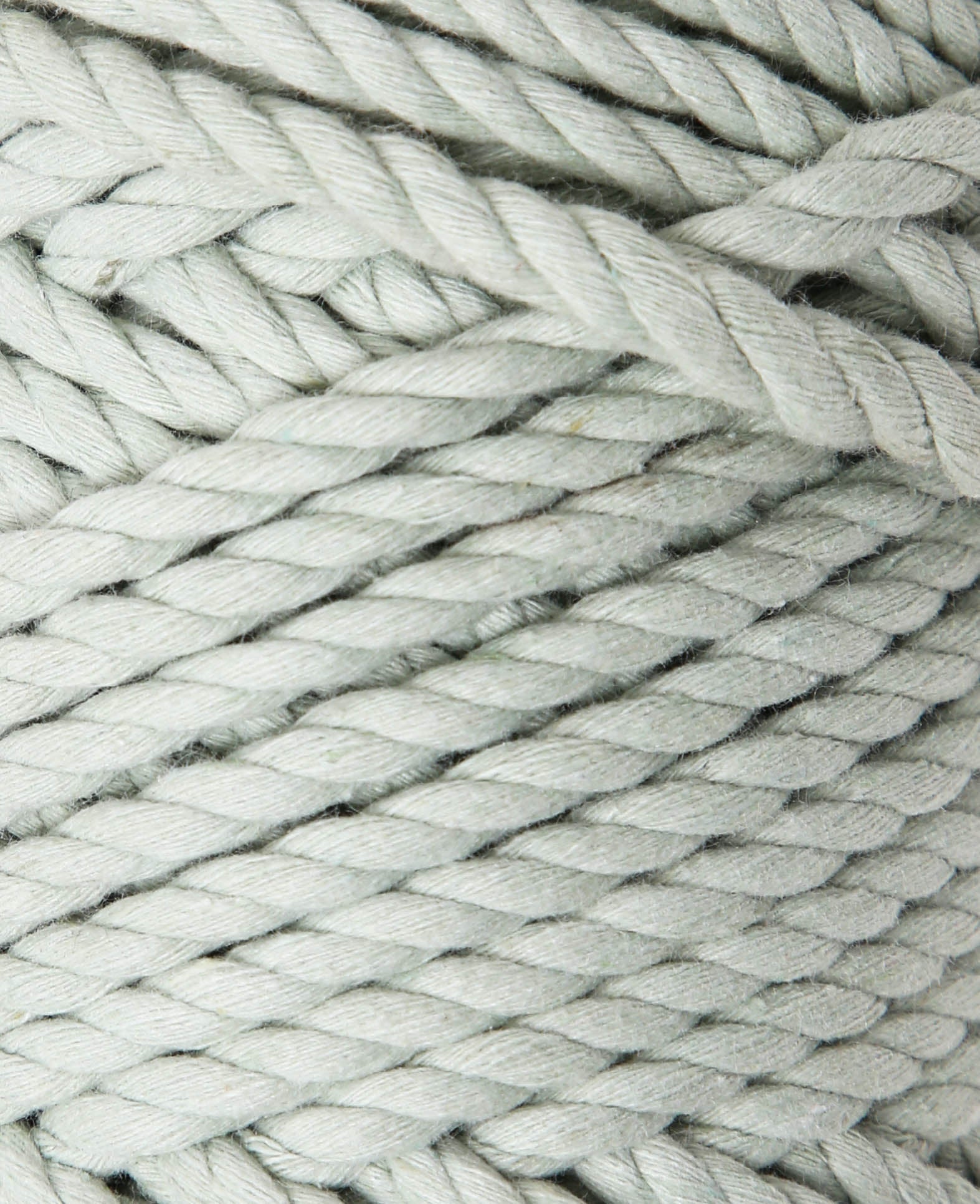 Macrame Rope little green, Lalana Knüpfgarn für Makramee Projekte, Graugrün, 5 mm x ca. 30 m, ca. 330 g