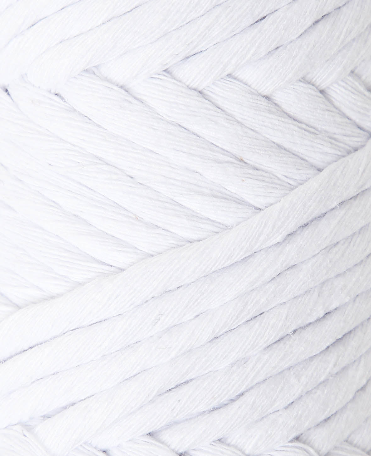 Spessa white, Lalana Makrameegarn zum Häkeln, Stricken, Knüpfen & Makramee Projekte, Weiss, ca. 5 mm x 60 m, ca. 250 g