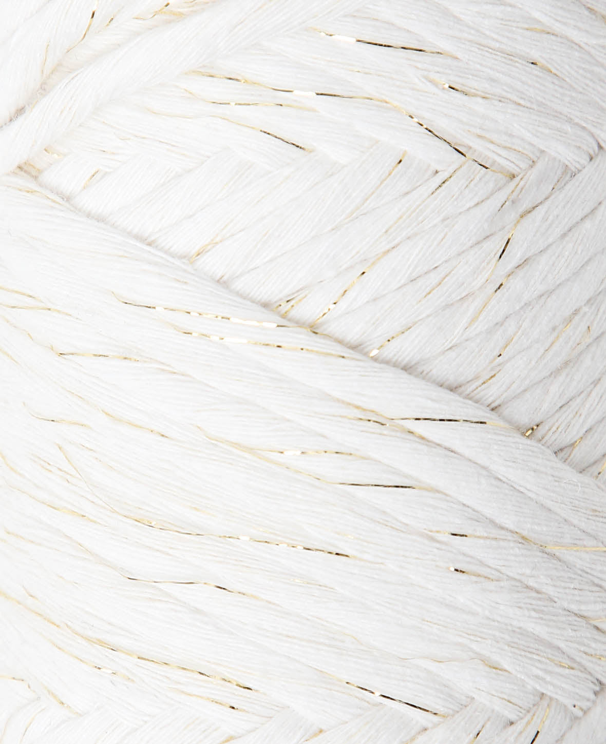 Spessa cream gold, Lalana Makrameegarn zum Häkeln, Stricken, Knüpfen & Makramee Projekte, Creme- & Goldfarbe, ca. 5 mm x 60 m, ca. 250 g