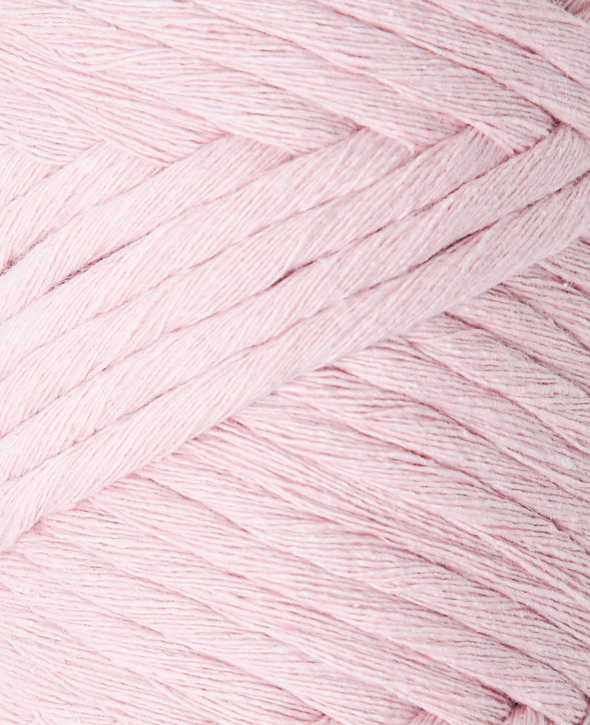Spessa powder, Lalana Makrameegarn zum Häkeln, Stricken, Knüpfen & Makramee Projekte, Rosa, ca. 5 mm x 60 m, ca. 250 g