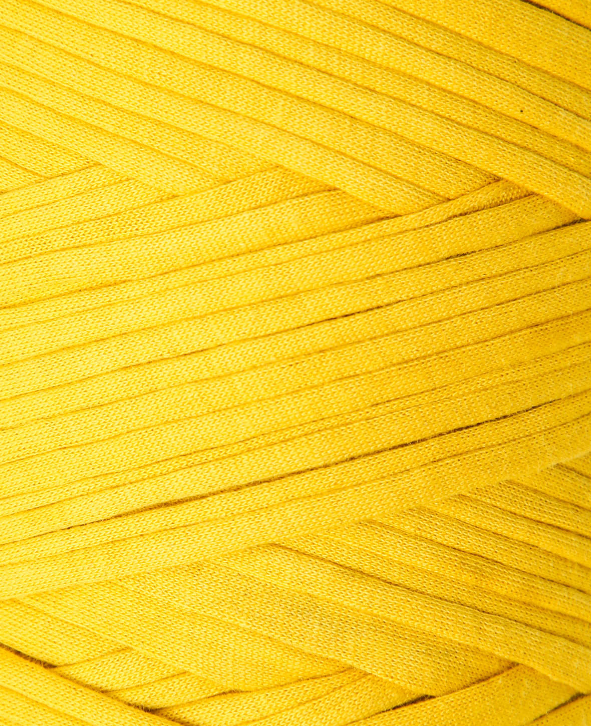 T-Shirt Revive mustard shades, Lalana Textilgarn zum Häkeln, Stricken, Knüpfen & Makramee Projekte, Senfgelb, ca. 5 mm x 90 m, ca. 500 g