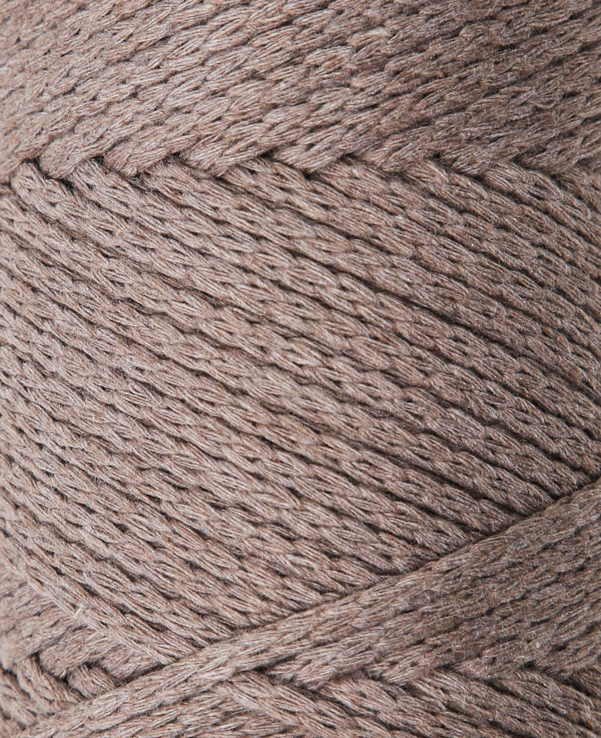 XXlace coffee, Lalana Kettengarn zum Häkeln, Stricken, Knüpfen & Makramee Projekte, Braun, ca. 3 mm x 70 m, ca. 200 g