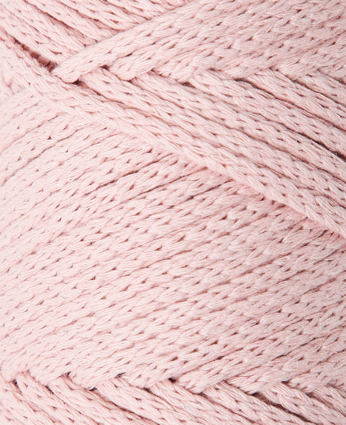Xxlace powder, Lalana Kettengarn zum Häkeln, Stricken, Knüpfen & Makramee, Rosa, ca. 3 mm x 70 m, ca. 200 g