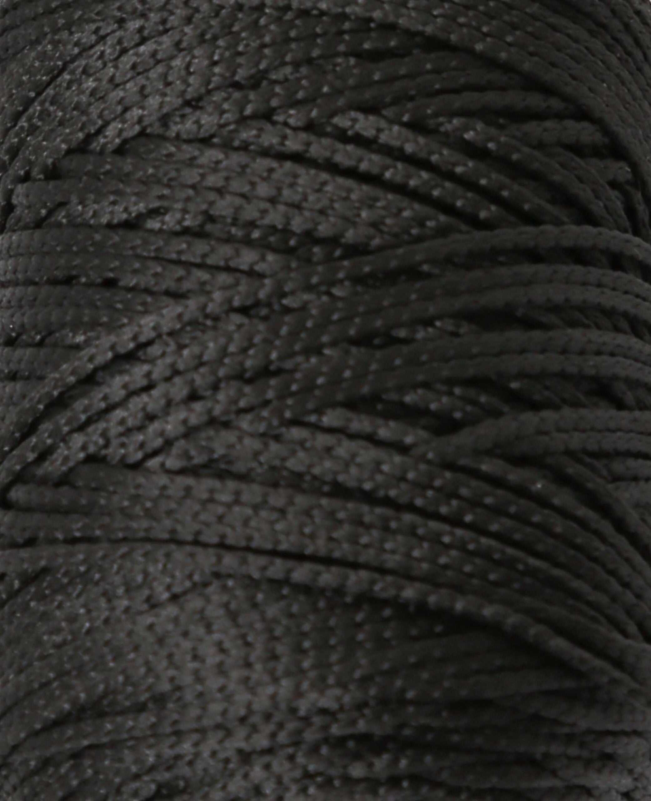 Fiona black, Lalana Kettengarn, Schwarz, ca. 100 g, ca. 120 m, ø 2mm