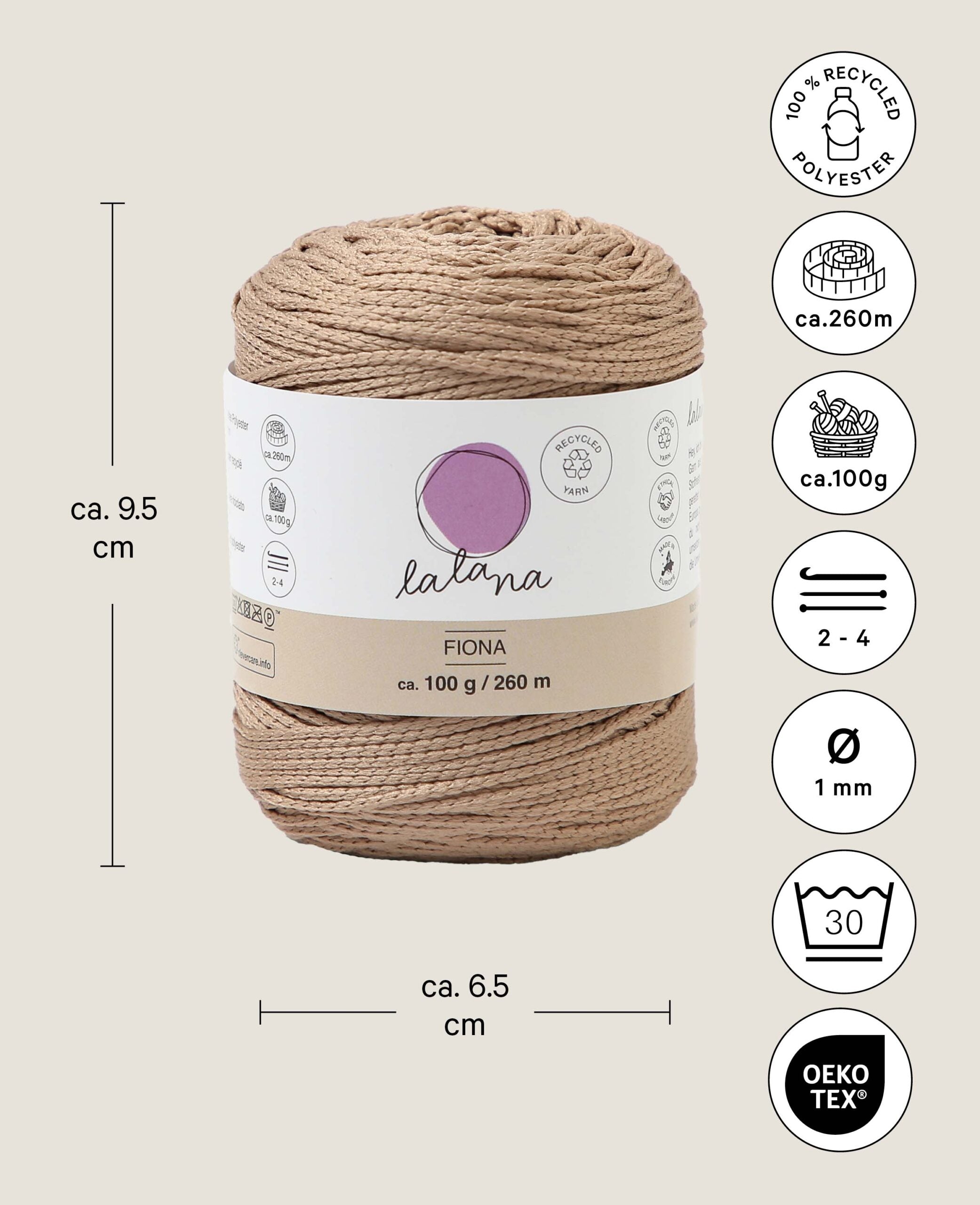 Fiona coffee, Lalana Kettengarn, café, environ 100 g, environ 260 m, ø 1mm