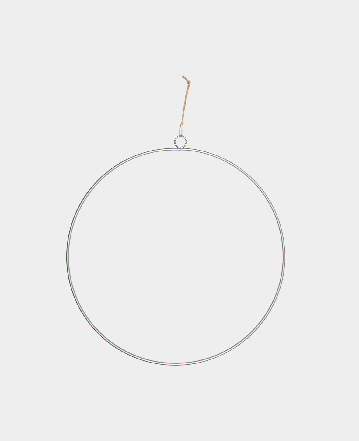 Decorative Metal Ring, Silver, ø 35 cm, 1 pc.