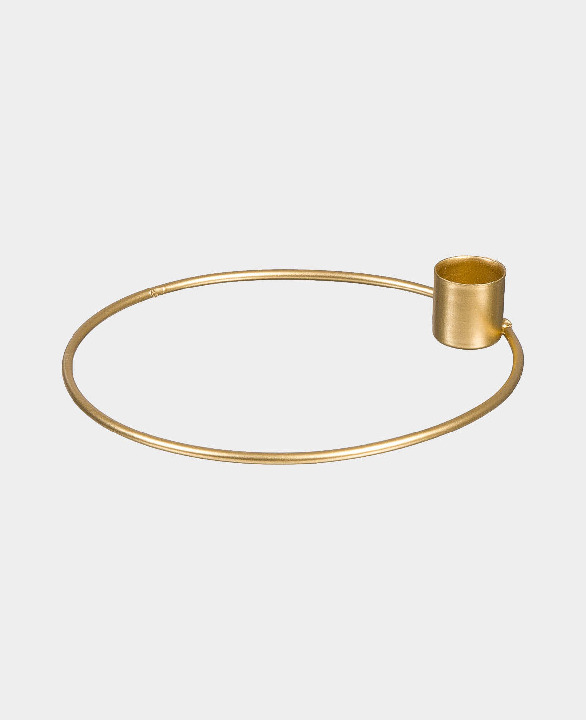 Metall-Kerzenhalter Ring Ø 15 cm, gold