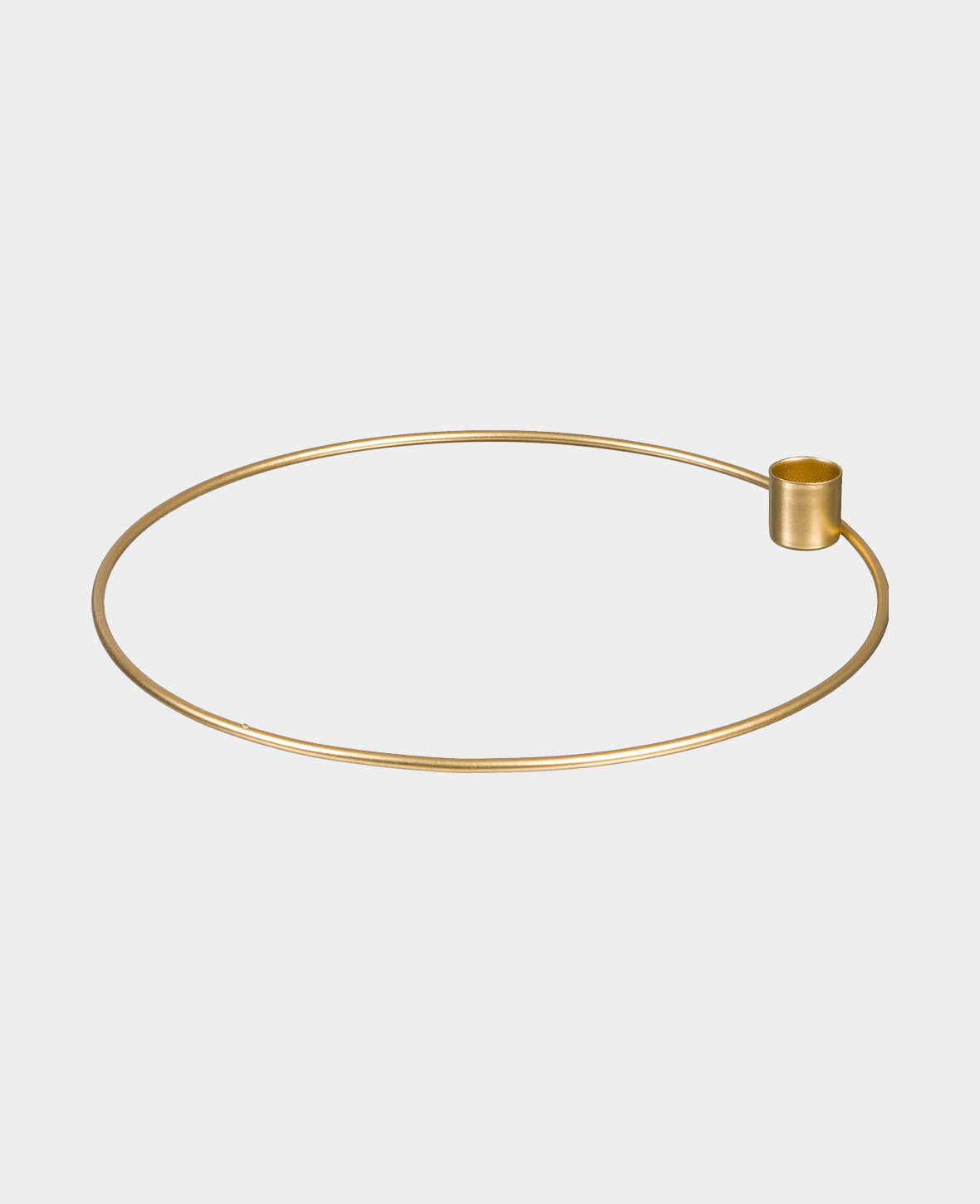 Metall-Kerzenhalter Ring Ø 25 cm, gold