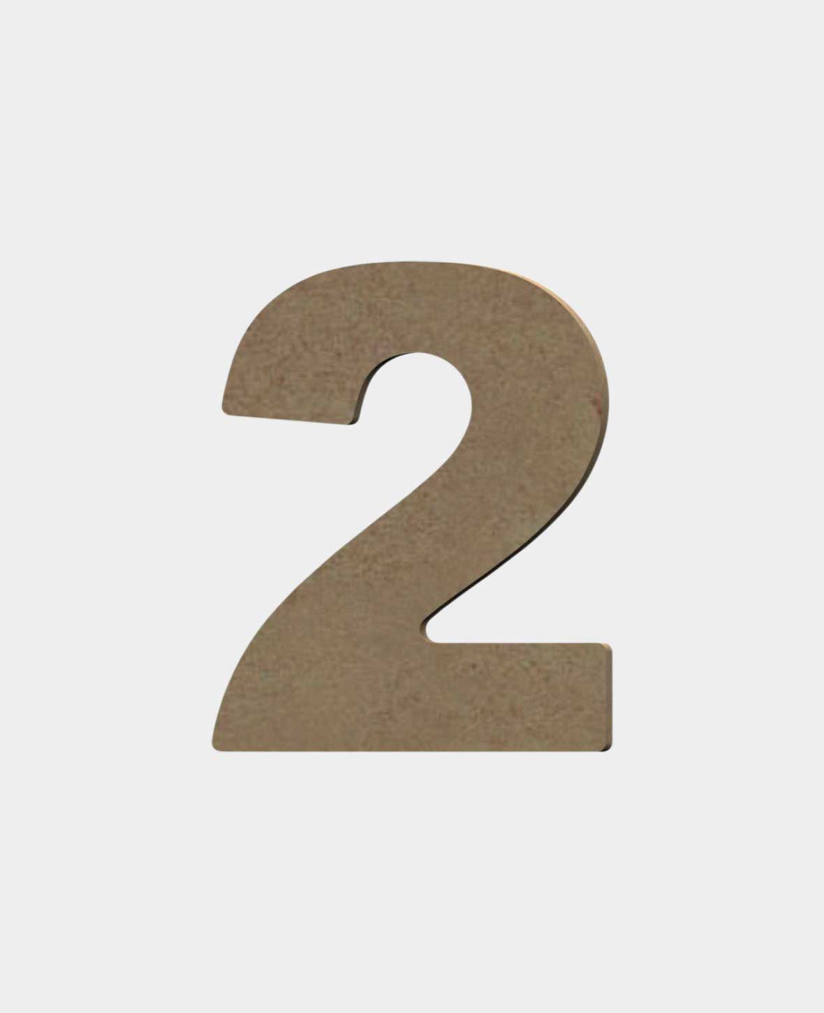 MDF natural, 2, height 8cm