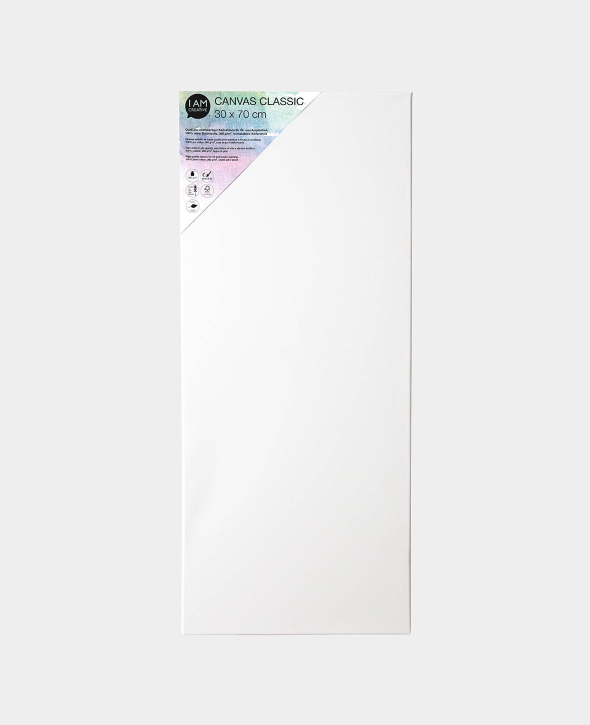 Stretcher Frame Classic, 1.7 x 30 x 70 cm, White