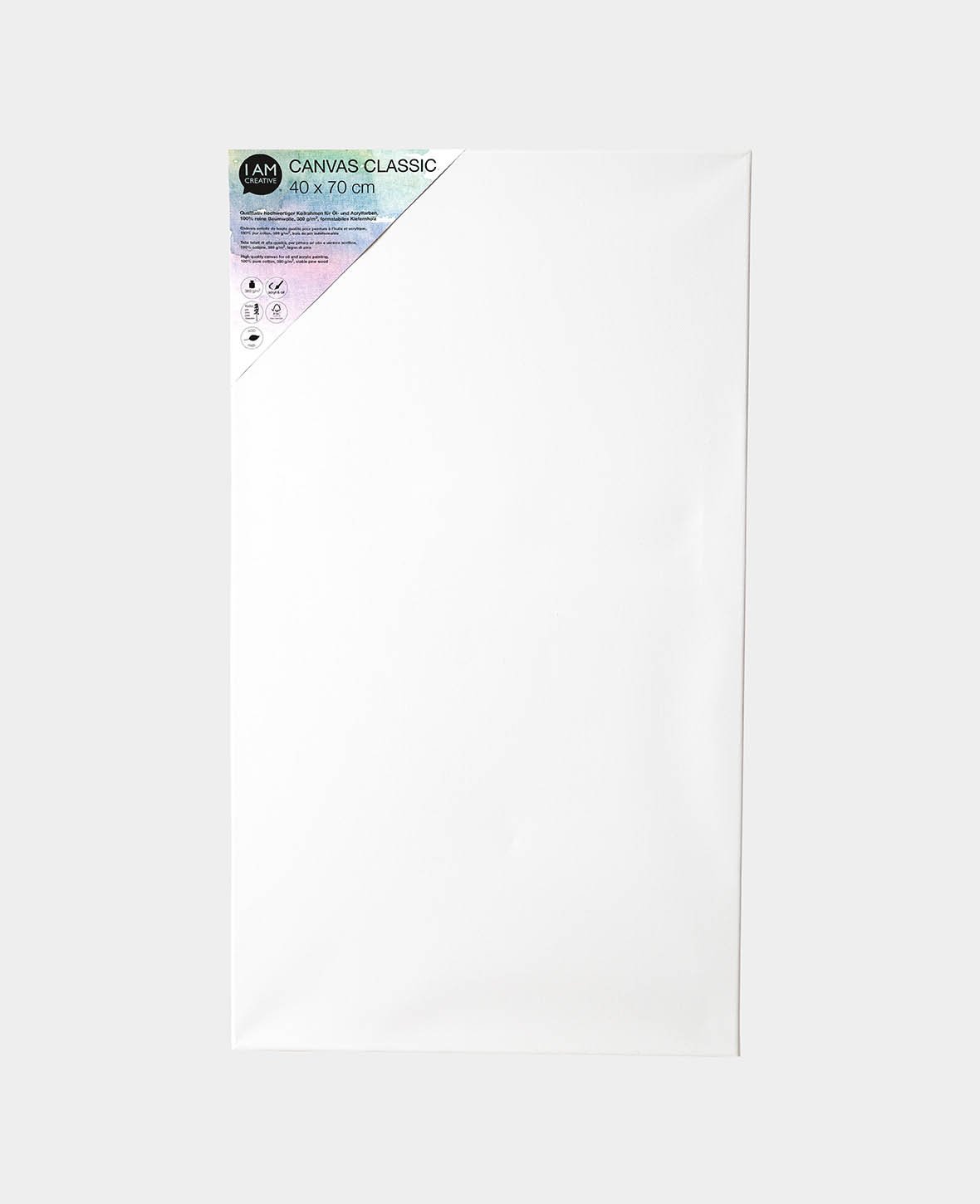 Stretcher Bar Classic, 1.7 x 40 x 70 cm, White