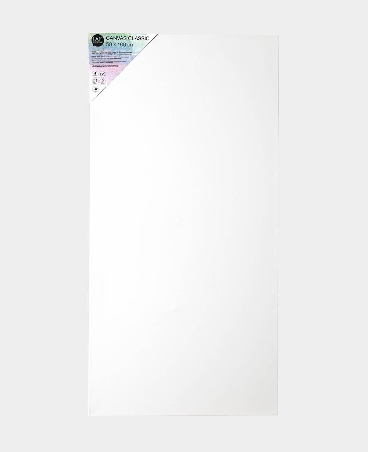 Stretcher Frame Classic, 1.7 x 50 x 100 cm, White