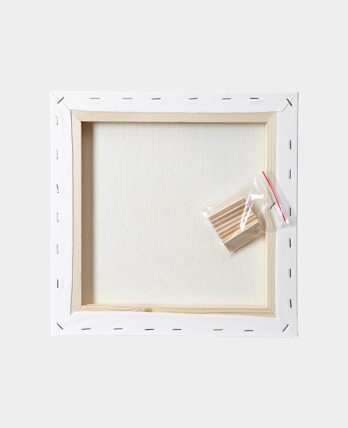 Stretcher Frame, 1.7 x 30 x 30 cm, White, 3 pcs
