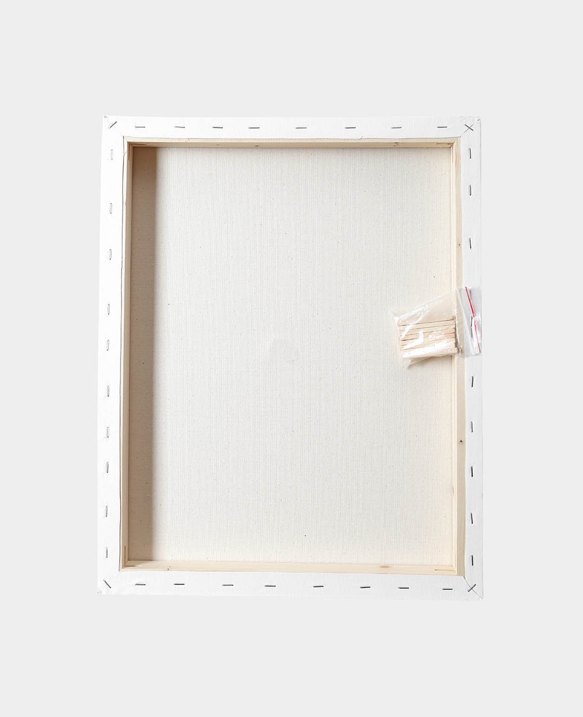 Stretched Canvas 3D, 3.7 x 40 x 50 cm, White