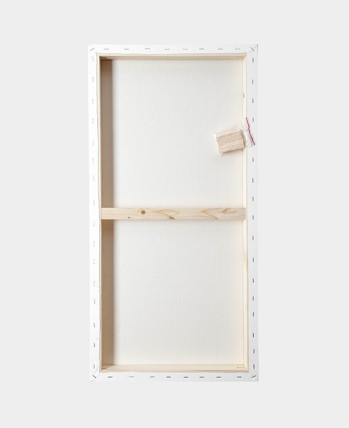 Stretched Canvas 3D, 3.7 x 40 x 80 cm, White