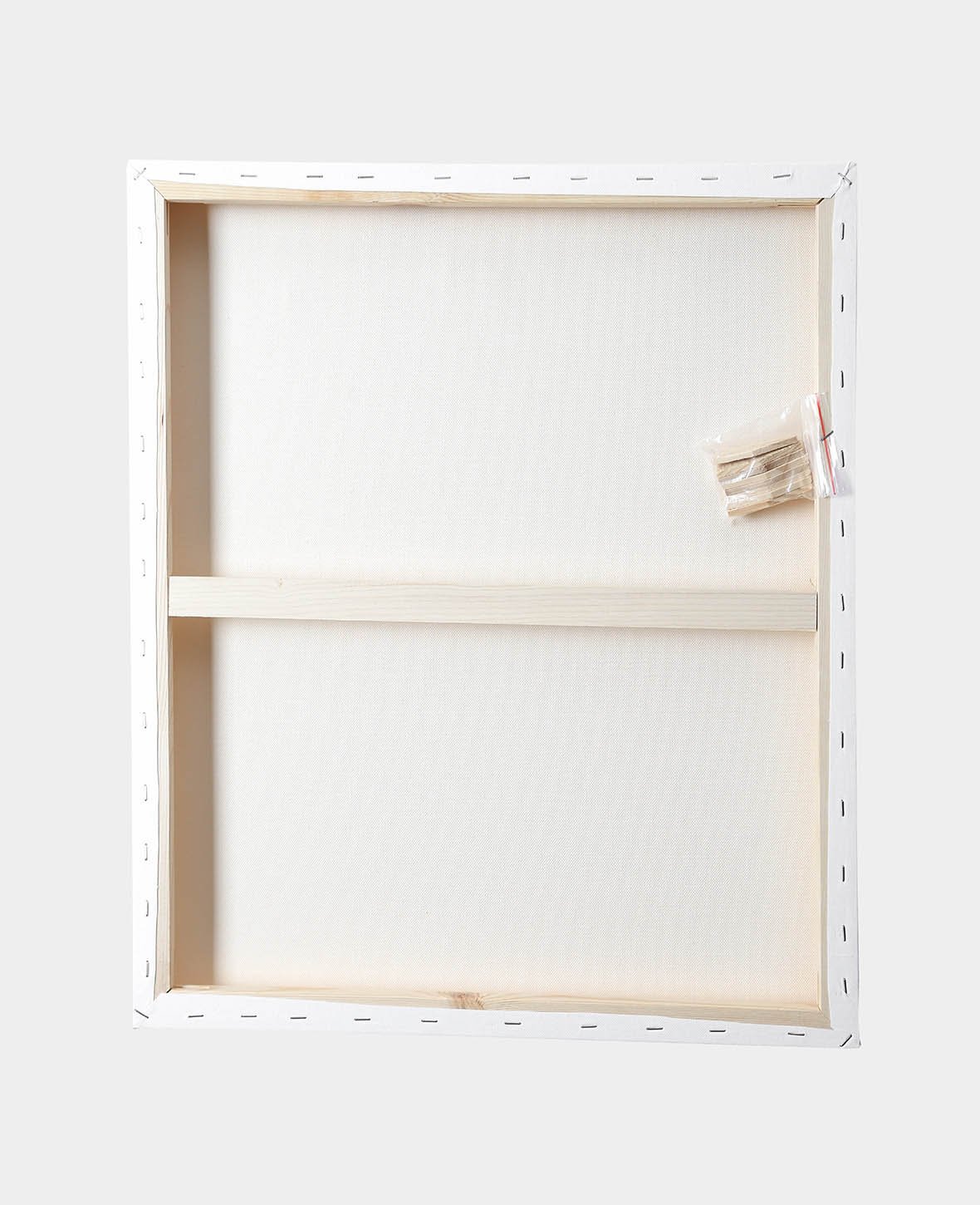 Stretched Canvas 3D, 3.7 x 50 x 60 cm, White
