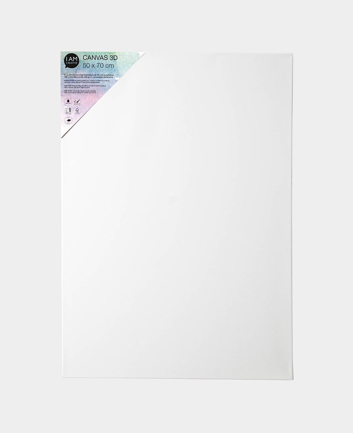 Stretcher Frame 3D, 3.7 x 50 x 70 cm, White