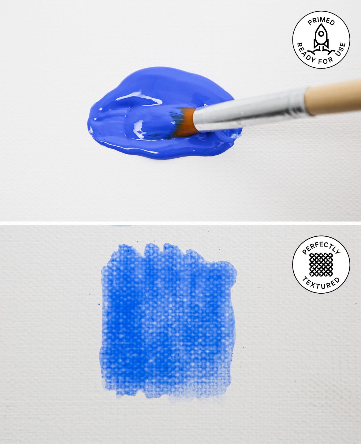 Keilrahmen, 1.7 x 18 x 24 cm, Weiss, 3 Stk.