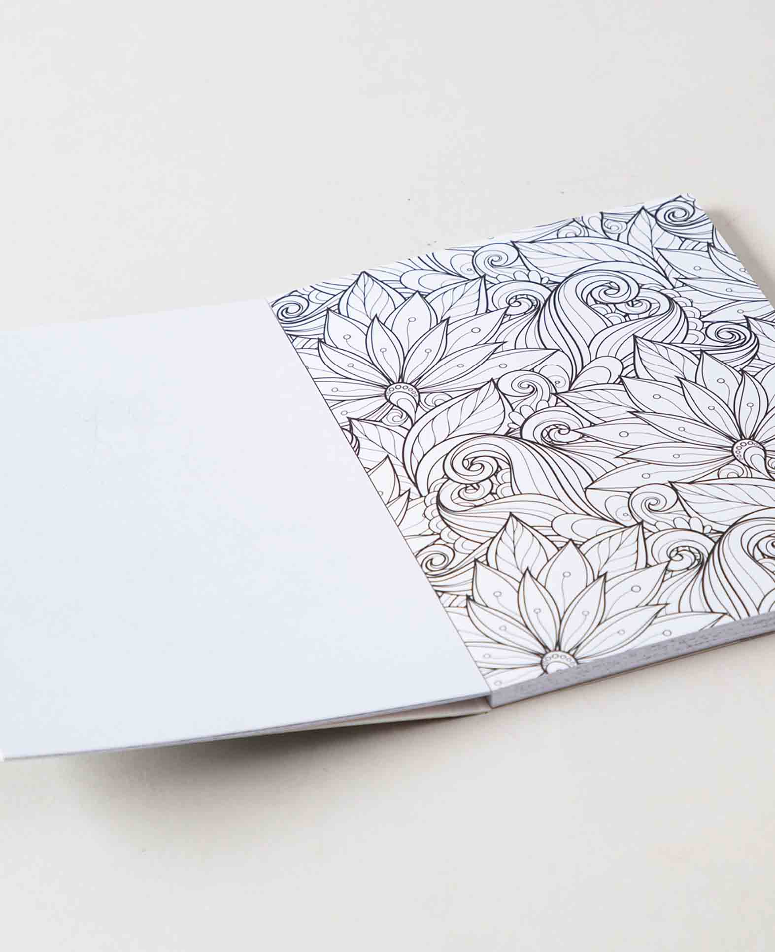 Ausmalbuch Natur aus FSC-Papier, 10.5 × 14.5 cm, 20 Seiten