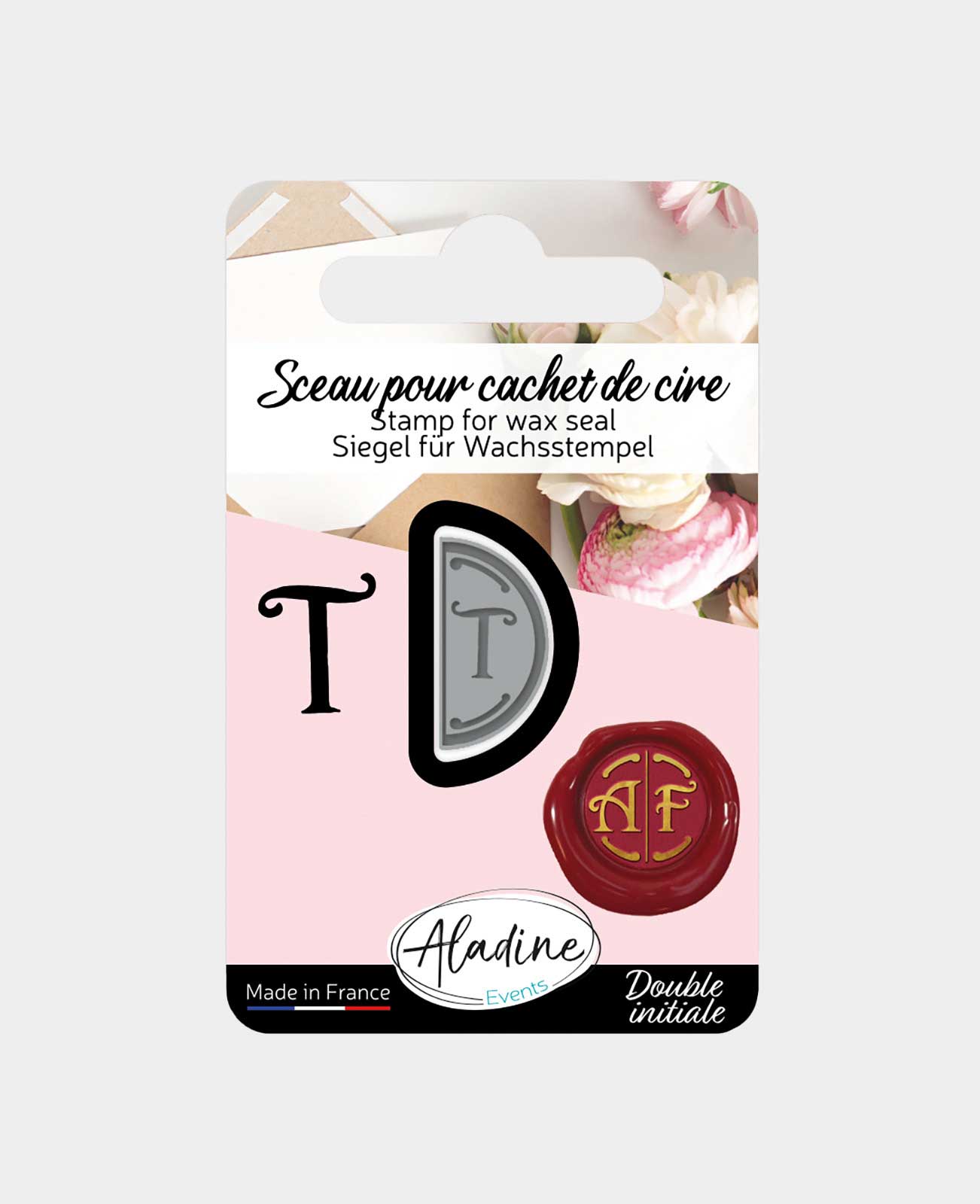 Seal Letter Double Initials T