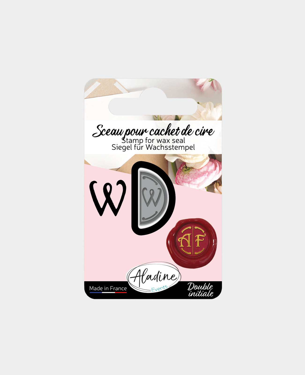 Seal Letter Double Initials W