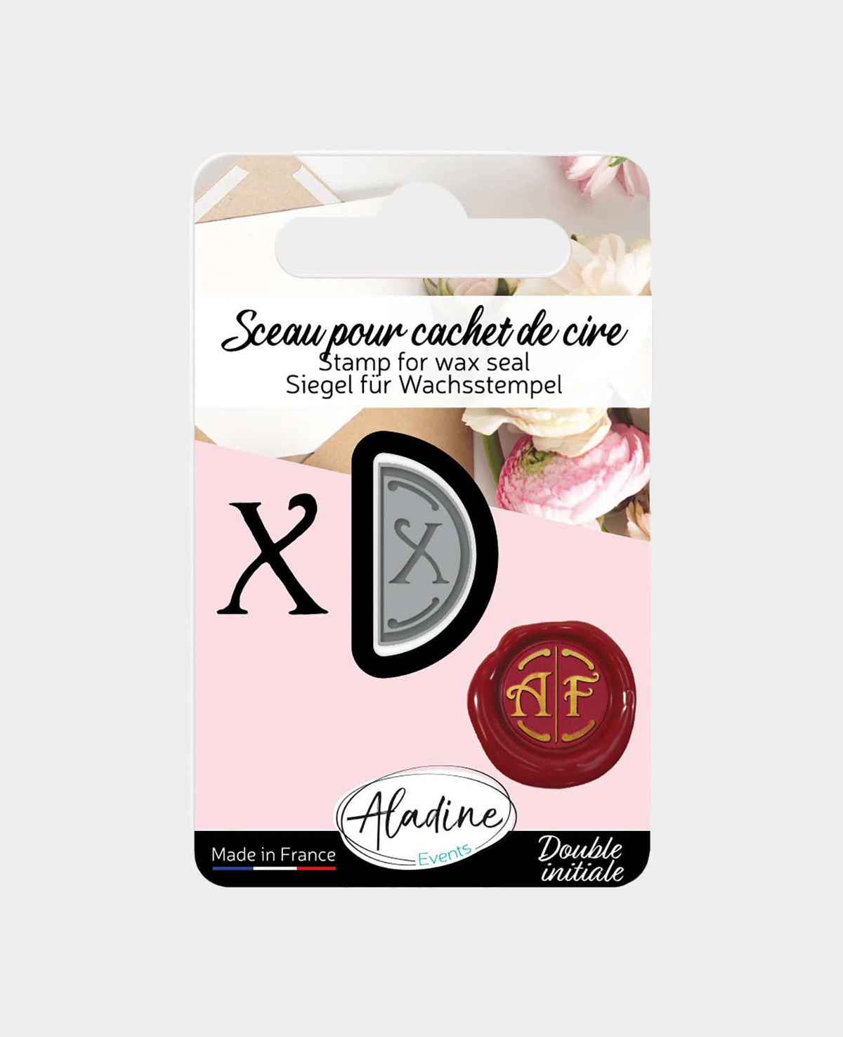 Seal letter double initials X
