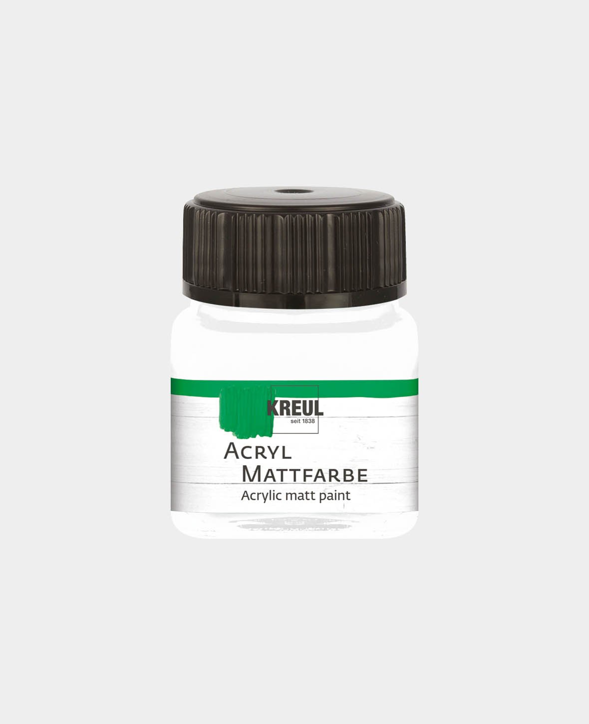 KREUL Peinture acrylique mate, Blanc, 20 ml