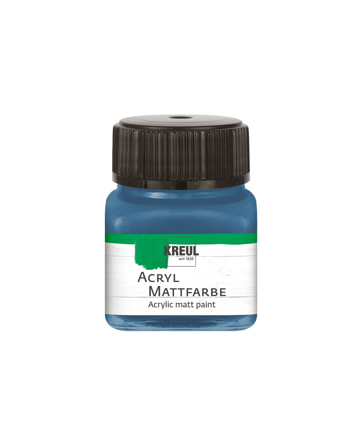 KREUL Acryl Mattfarbe, Stahlblau, 20ml