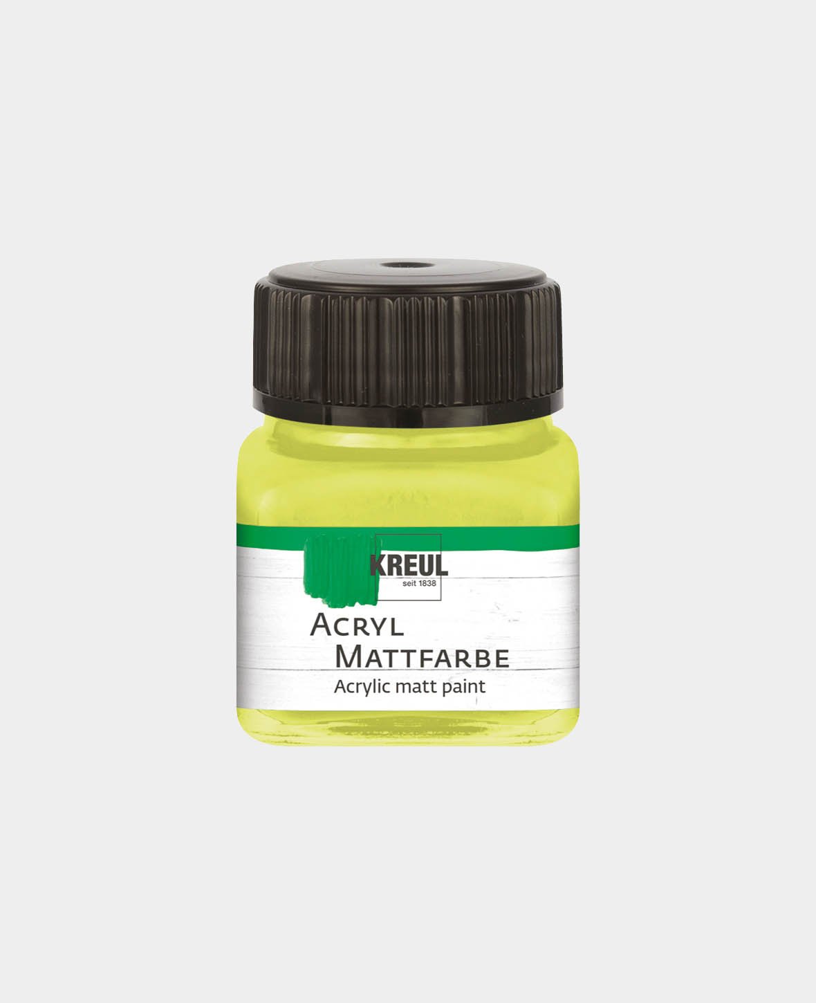 KREUL Peinture Acrylique mate, Citron, 20 ml