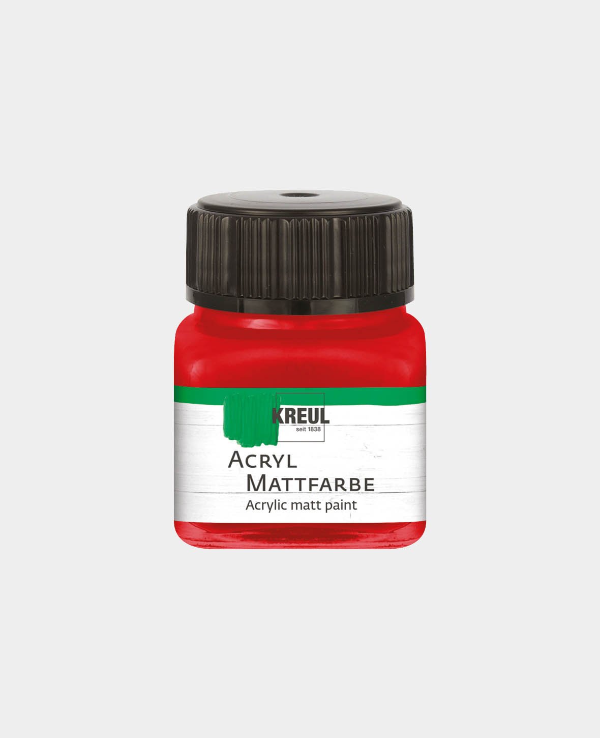 KREUL Peinture Acrylique Mate, Rouge Vif, 20 ml