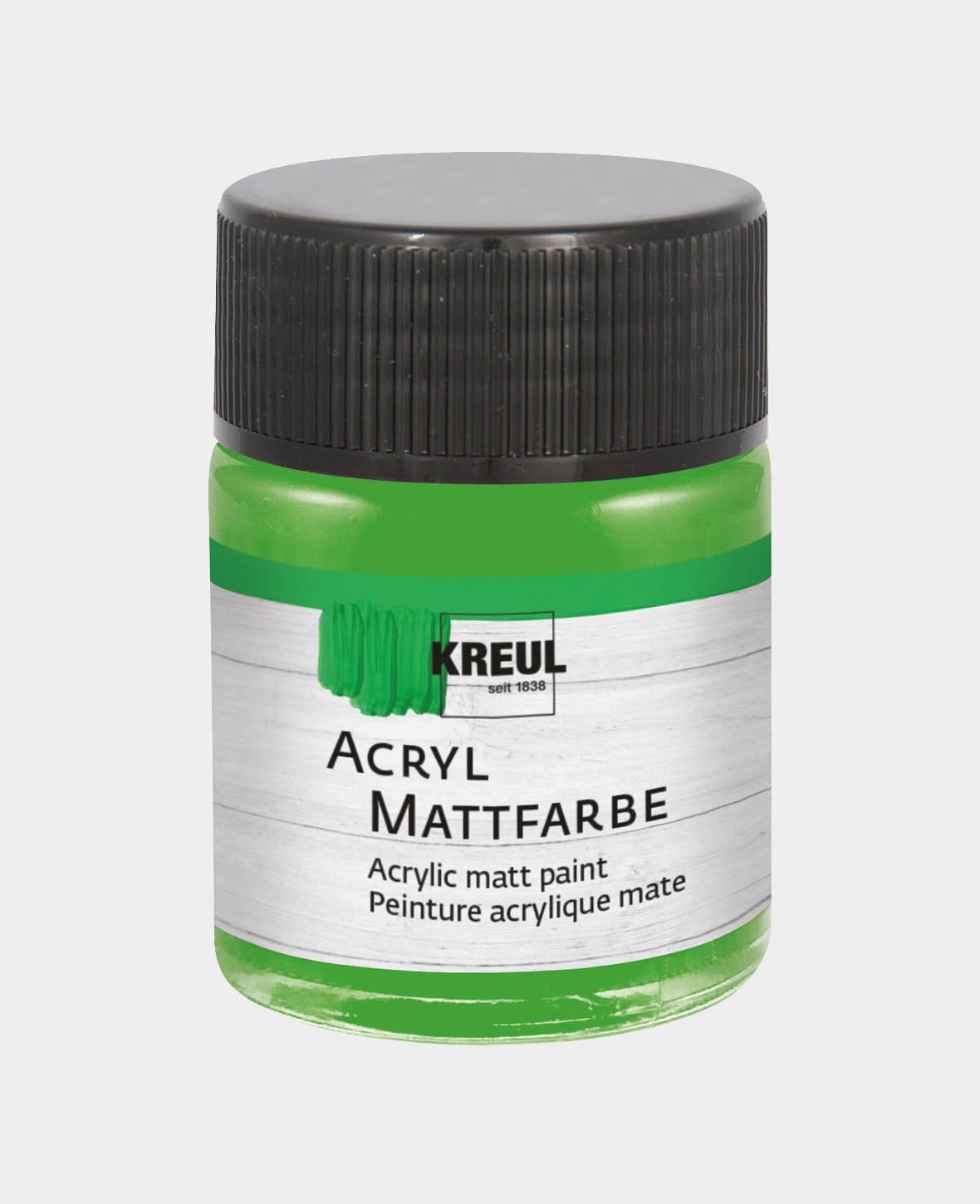 KREUL Acryl Mattfarbe, Hellgrün, 50 ml
