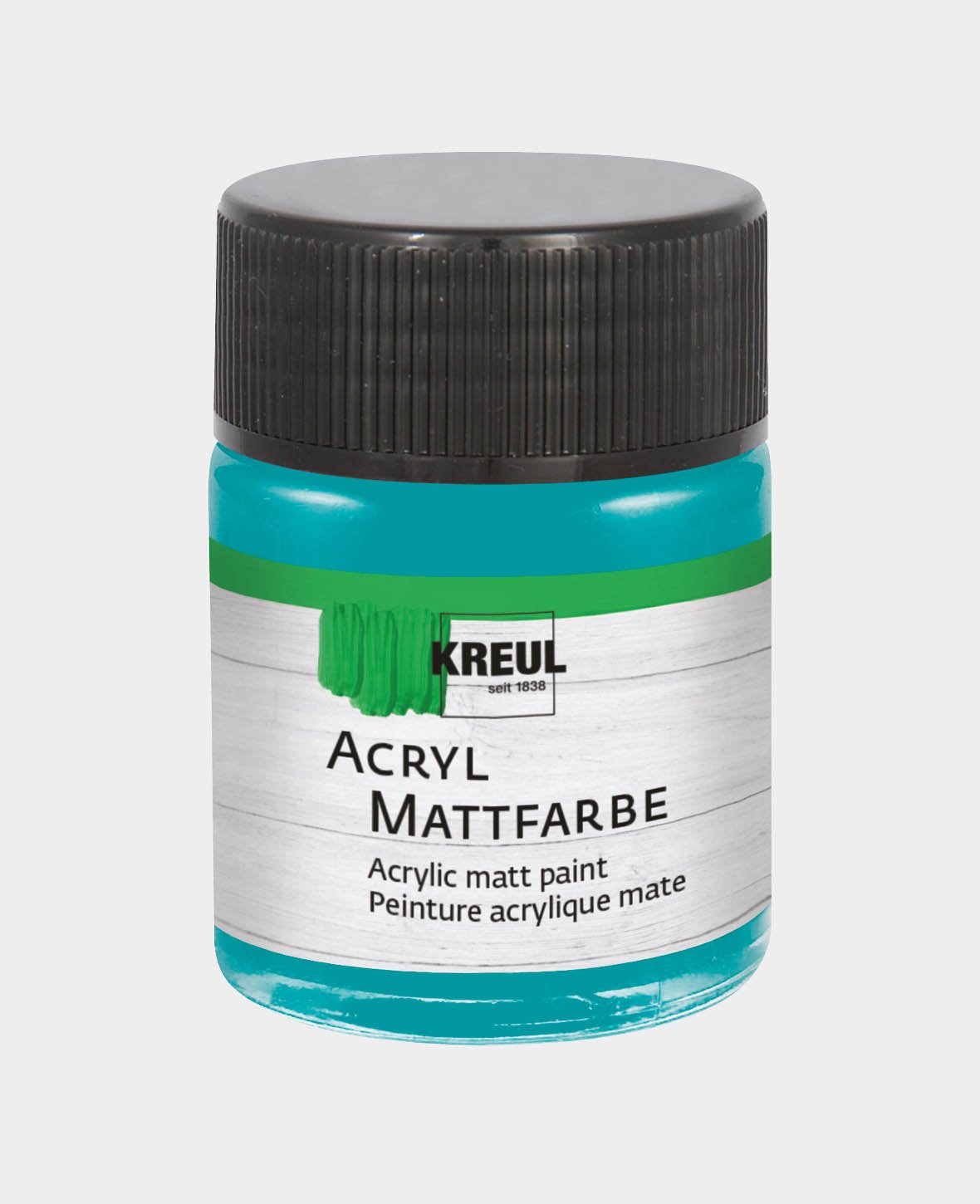 KREUL Acryl Mattfarbe, Türkis, 50 ml