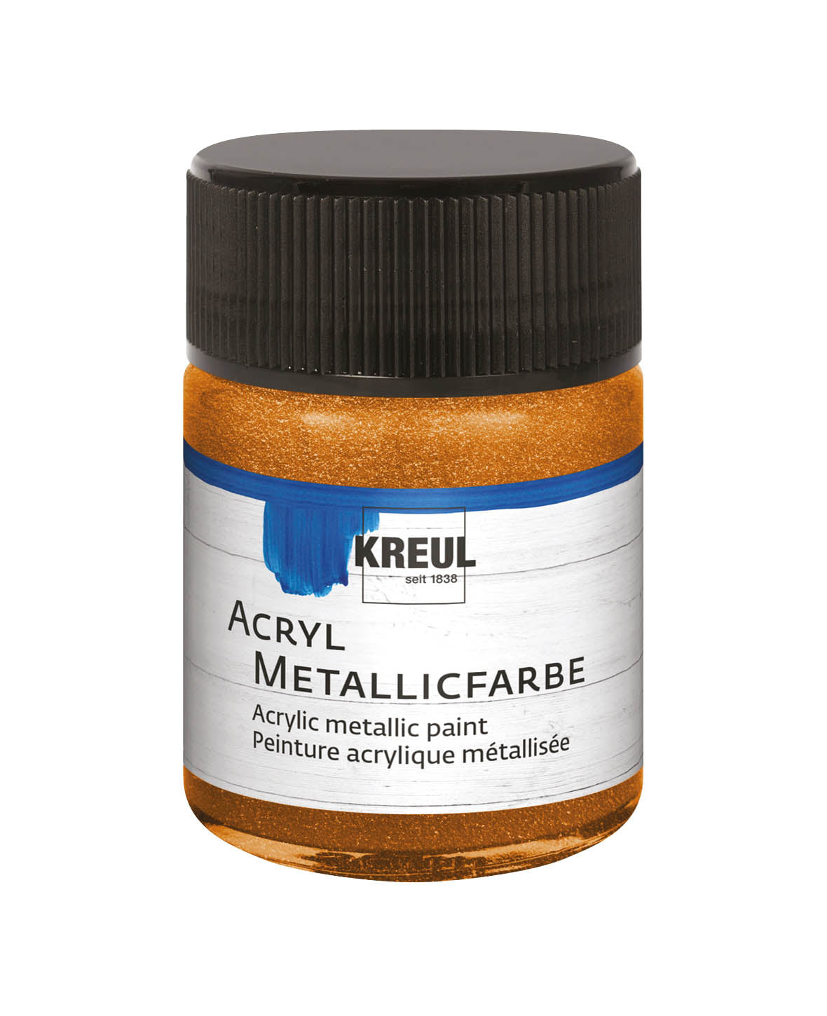 KREUL Acryl Metallicfarbe Goldbronze 50ml