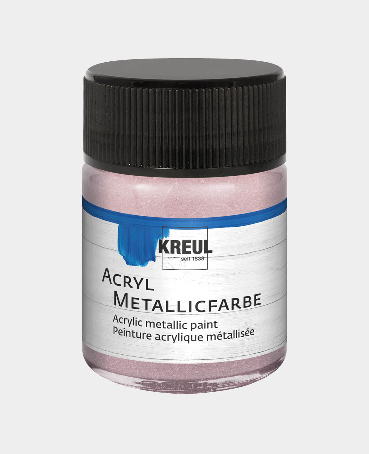 KREUL Acryl Metallicfarbe Roségold 50 ml