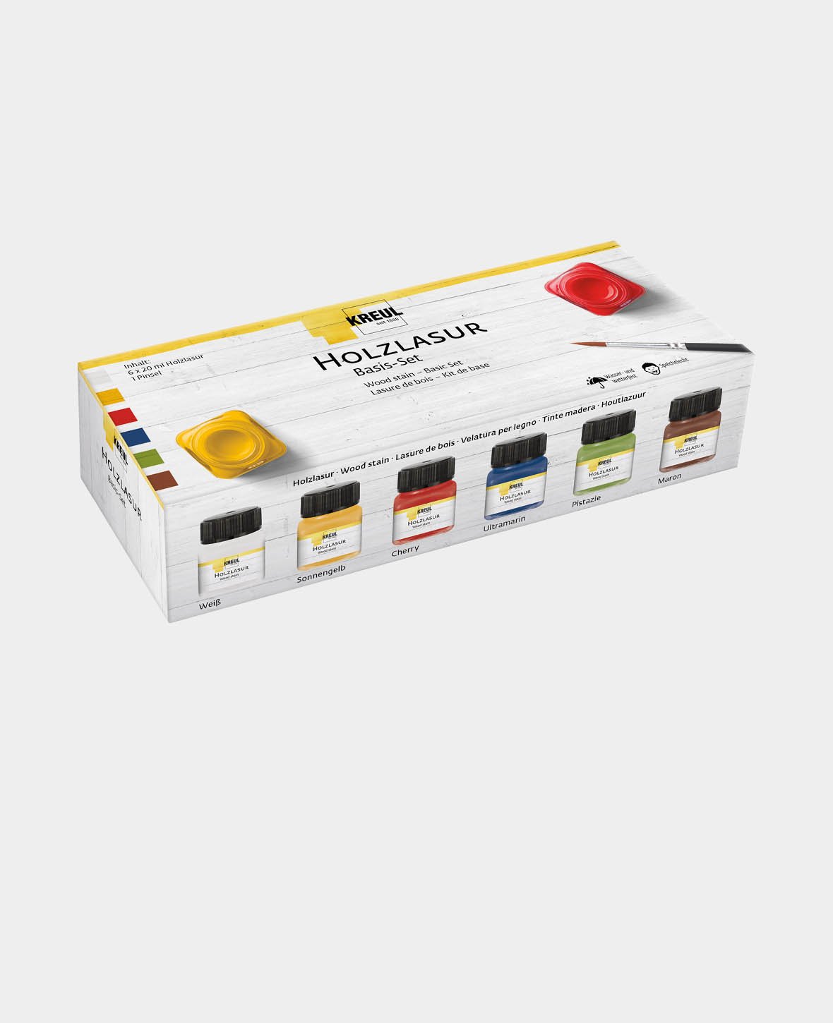 KREUL Wood Stain Basic Set