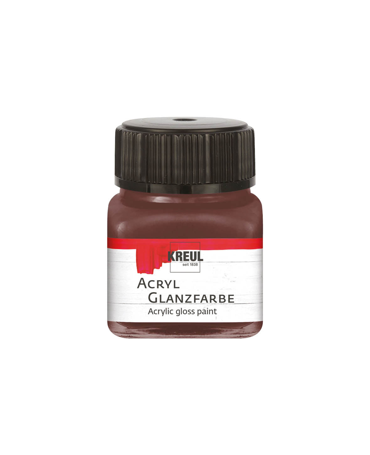 KREUL Acryl Glanzfarbe Dunkelbraun 20ml