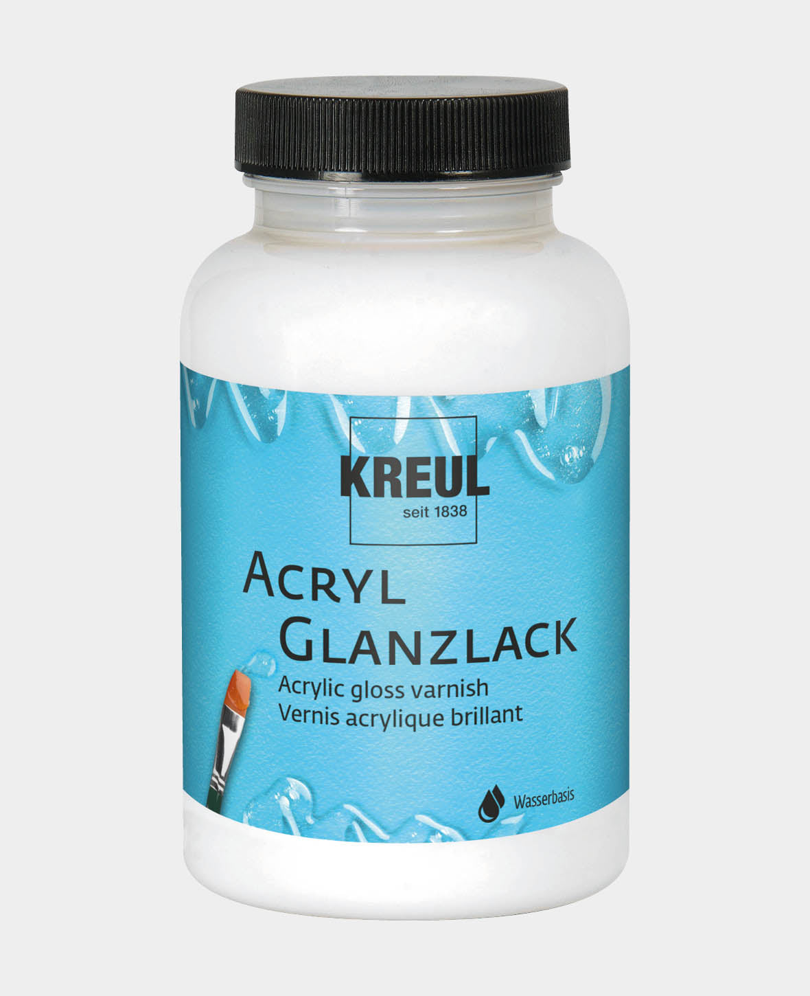 KREUL Acryl-Glanzlack transparent auf Wasserbasis 275 ml
