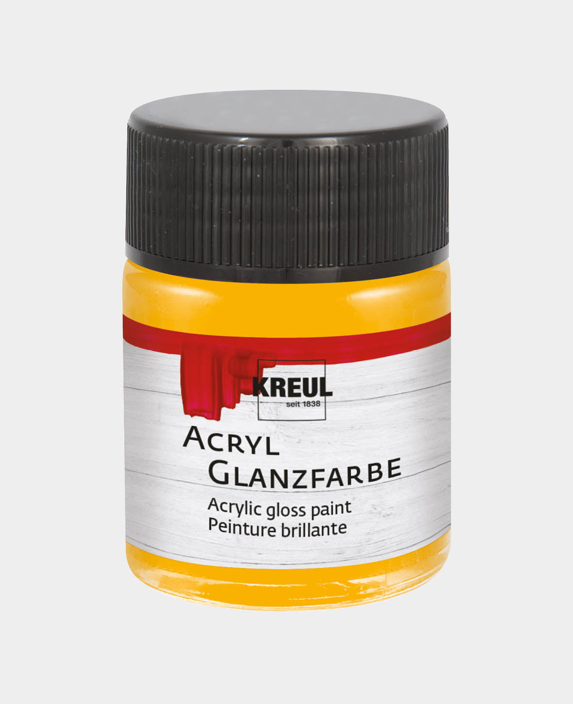 KREUL Acryl Glanzfarbe Dunkelgelb 50 ml