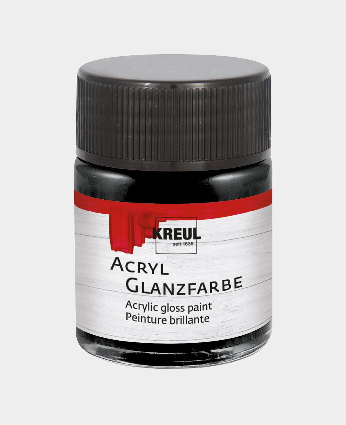 KREUL Acryl Glanzfarbe Schwarz 50 ml