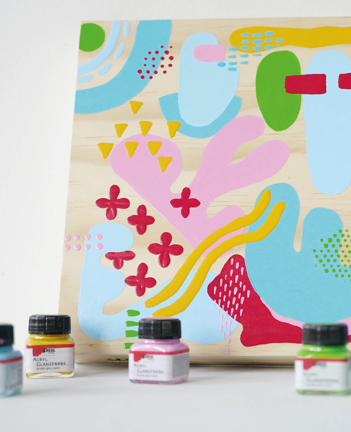 KREUL Acrylic Gloss Paint Set Color Living 6 x 20 ml