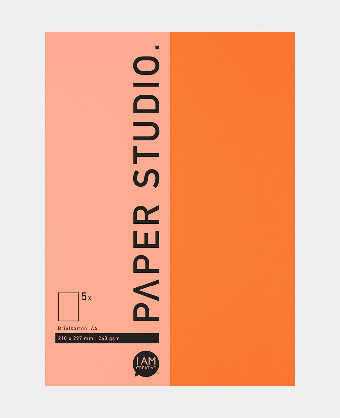 Postal box, orange, 210 x 297 mm, A4, 5 pcs.