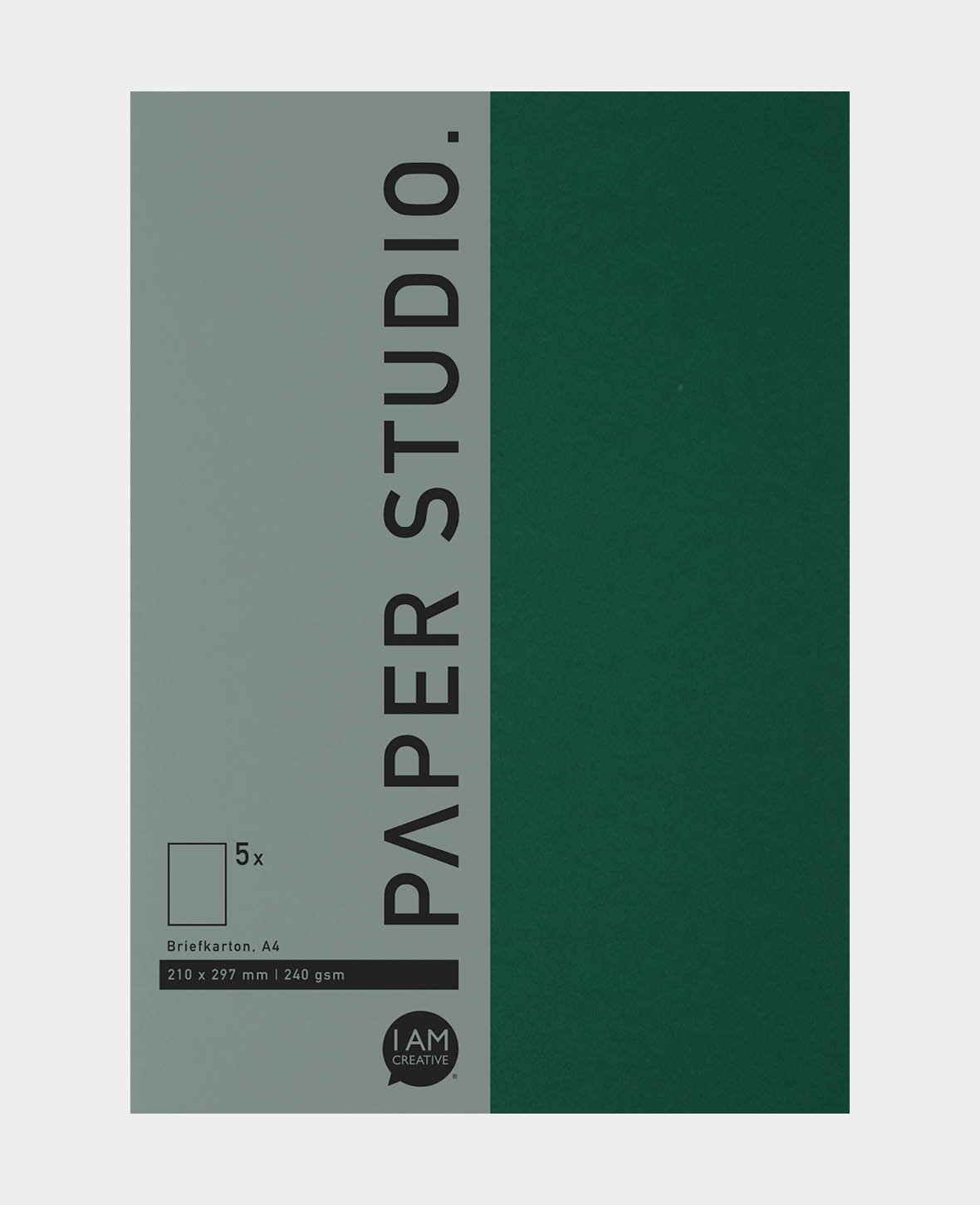 Postal Box, Dark Green, 210 x 297 mm, A4, 5 pcs.