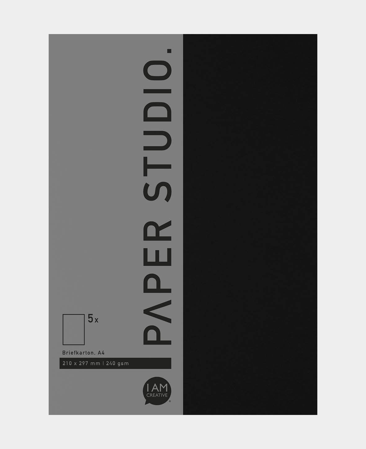 Letter box, Black, 210 x 297 mm, A4, 5 pcs.