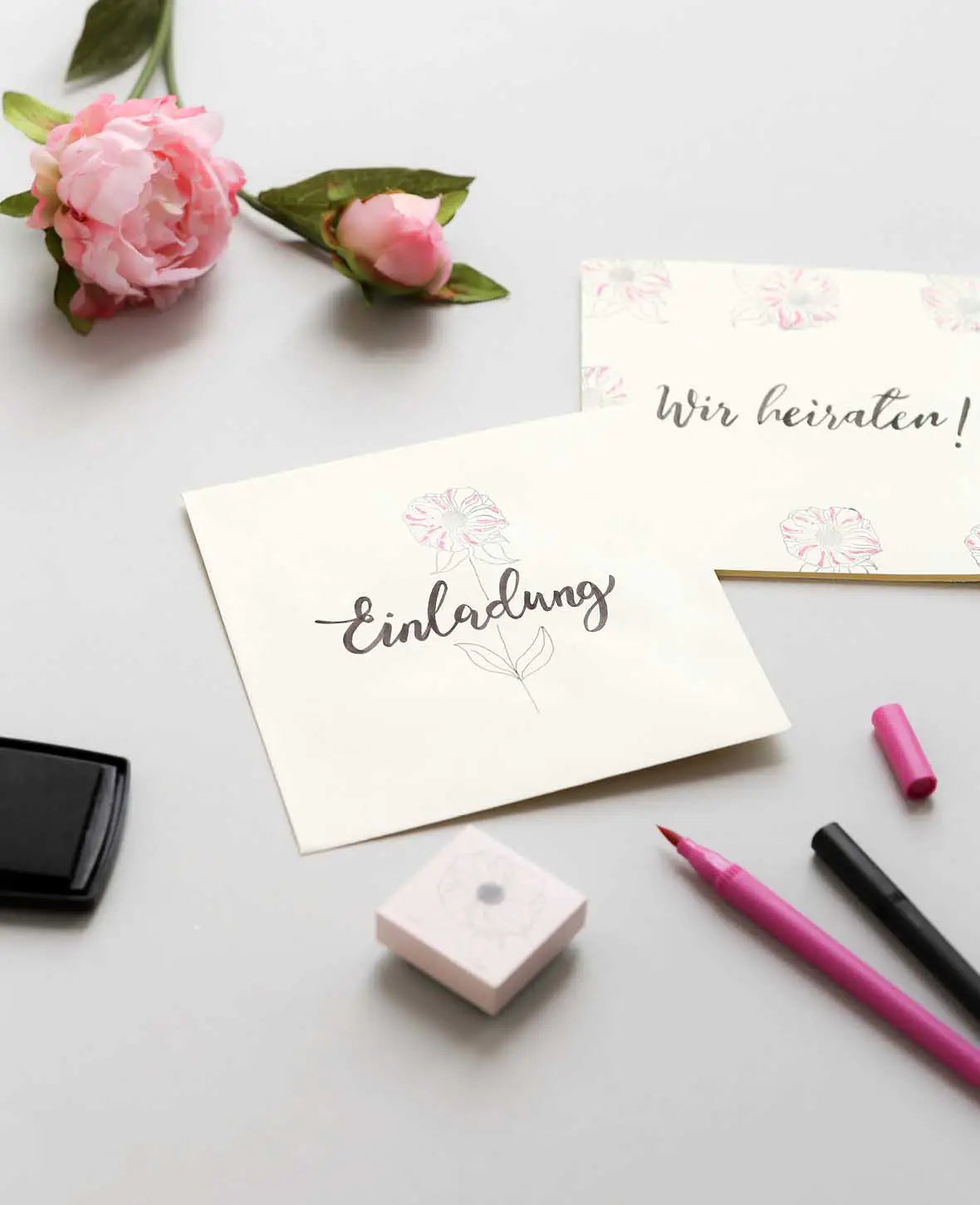 Cards & Envelopes Set, Natural, 152 x 152 mm & 160 x 160 mm, 200 & 120 gsm, 5 pieces each