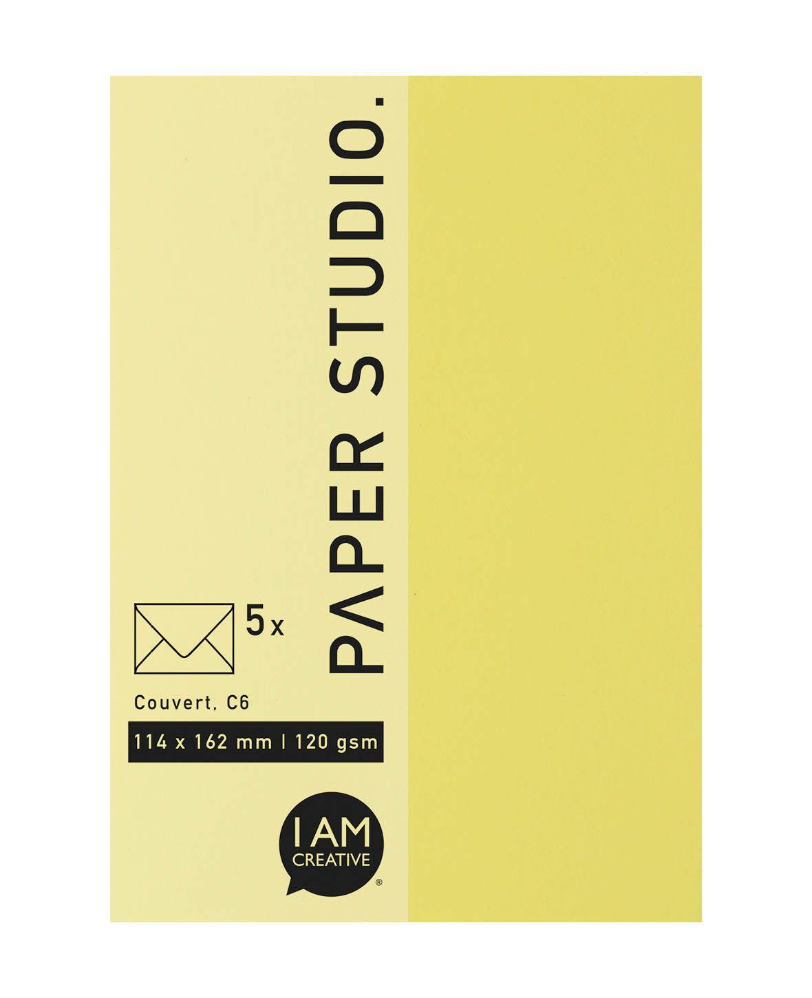 Mailers, light yellow, 210 x 297 mm, A4, 5 pcs.